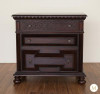 Casablanca Dark Salak Bedside Table Nightstand
