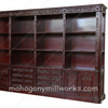 Large Cherry Resolute Open Gallery Bookcase