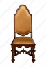 Mahogany Gothic Heavy Carved Chair