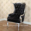 Black Velvet Lounge  Chair