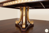 French Empire Inlaid Pedestal Dining Table
