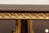 French Empire Inlaid Pedestal Dining Table