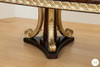 French Empire Inlaid Pedestal Dining Table