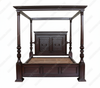Casablanca Four Post Canopy Bed w/ Nightstands (Replica)