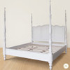 Savannah White Poster Bed