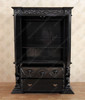Black Gothic Ornate Wardrobe Armoire