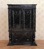 Black Gothic Ornate Wardrobe Armoire