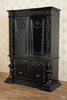 Black Gothic Ornate Wardrobe Armoire