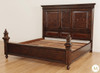 Mahogany Java Café Carved Panel Bed