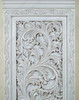 Antique White Rococo Wardrobe Armoire