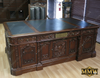 7ft Presidential Resolute Desk w/ Genuine Leather Top