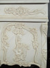 Antiqued White Rococo Nightstands / Bedside Tables Pair (2)