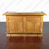 71" Light Oak Finish Home Pub Bar Front
