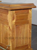 6ft Light Oak Finish Home Bar Front