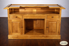 6ft Light Oak Finish Home Bar Front