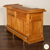 6ft Light Oak Finish Home Bar Front