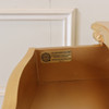 Gold Leaf French Style Nightstand Side Table