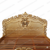 Gold Leaf Rococo Panel Bed (King)