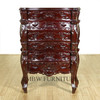 Cherry French Rococo 6-Drawer Chest of Drawers