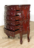 Cherry French Rococo 6-Drawer Chest of Drawers