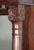8ft Mahogany Victorian Marble Top Home Bar
