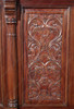 8ft Mahogany Victorian Marble Top Home Bar