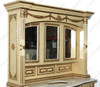 Antique Cream Bathroom Vanity Washstand w/ Medicine Cabinet