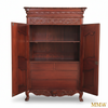 Louis XV Mahogany Armoire