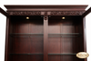 Dark Mahogany 2 Door Cabinet