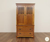 Light Finish Mission Cabinet w/ Drawers