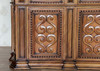 7.5ft Natural Mahogany Ornate Sideboard