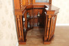Mahogany Stained Glass Home Corner Pub Bar