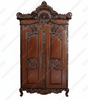 Solid Mahogany French Rococo 2 Door Cabinet