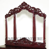 Cherry French Rococo Vanity Mirror Dresser