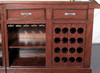 9ft Solid Mahogany English Home Pub Bar Set