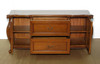 Large Chippendale Credenza w/ Filing Cabinets
