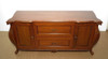 Large Chippendale Credenza w/ Filing Cabinets
