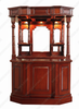 5ft Cherry Traditional Home Canopy Pub Bar