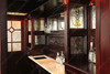 Extravagant 11ft Canopy Pub Bar w/ Lead Stained Glass Doors