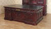 7ft Dark Mahogany Resolute Office Desk