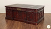 7ft Dark Cherry Resolute Office Desk
