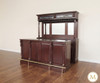 7ft Victorian Mahogany Home Pub Bar