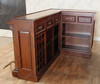 Solid Mahogany L Shaped Pub Bar Set w/ 9 ft Back Bar