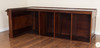 9.5ft Mahogany L-Shape Corner Bar w/ Marble top