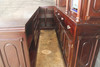 Dark Mahogany L-Shape Pub Bar Set