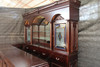 Dark Mahogany L-Shape Pub Bar Set