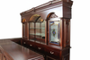 Dark Mahogany L-Shape Pub Bar Set