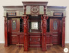 15.5ft Heavily Ornate Carved Statues Pub Bar
