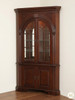 Large Walnut Corner Cabinet