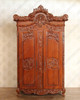 Custom Mahogany French Wedding Bedroom Cabinet